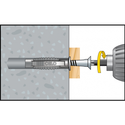 kołek FX 8x40 z kołneirzem /opk=100szt./ 98FX CELO (98FX)